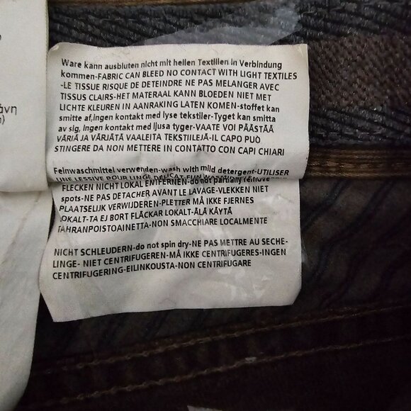 Hiltl The Ultimate Trousers Two Face Button & Zip Fly Brown Corduroy Jeans Sz 33 - Picture 10 of 16